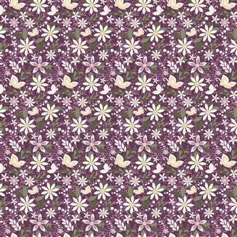 Riley Blake Juju's Petals C16611 Purple
