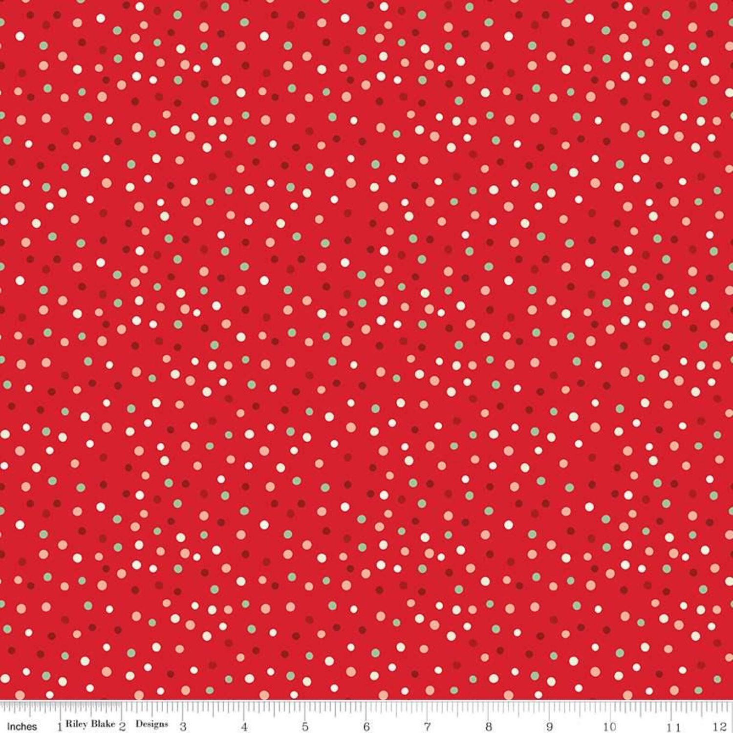 Riley Blake  Glisten C16228 Red