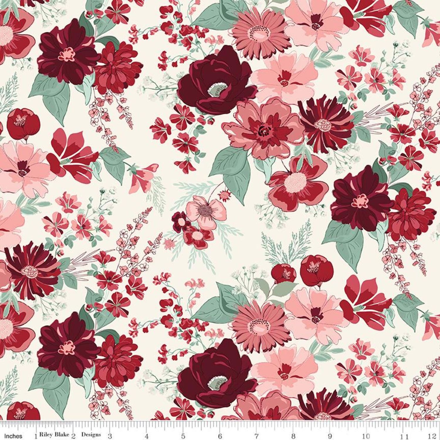 Riley Blake Love You Always C16870 Cream