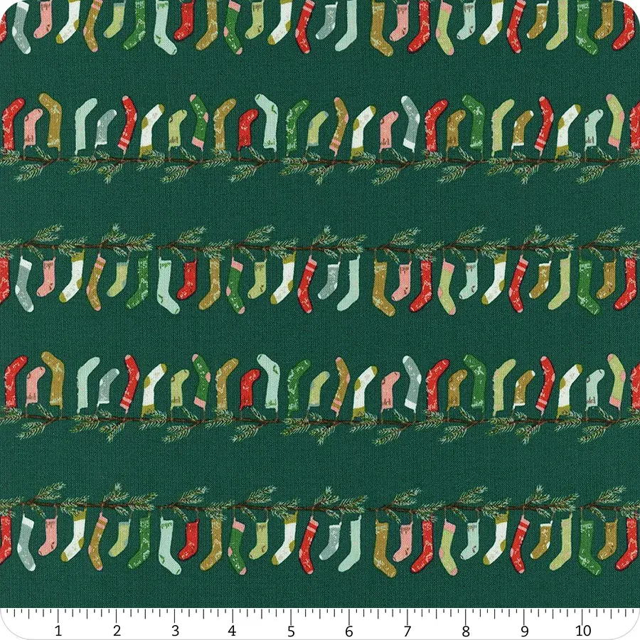 Moda Cozy Wonderland Teal 45592 15