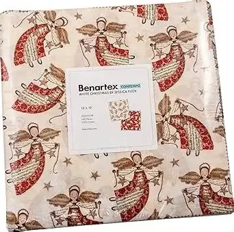 Benartex White Christmas By Jessica Flick  Layer Cake