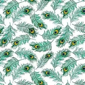 Benartex Feather Symphony Ivory 13488-07