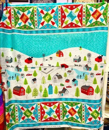 Benartex Iowa Winter Land Panel