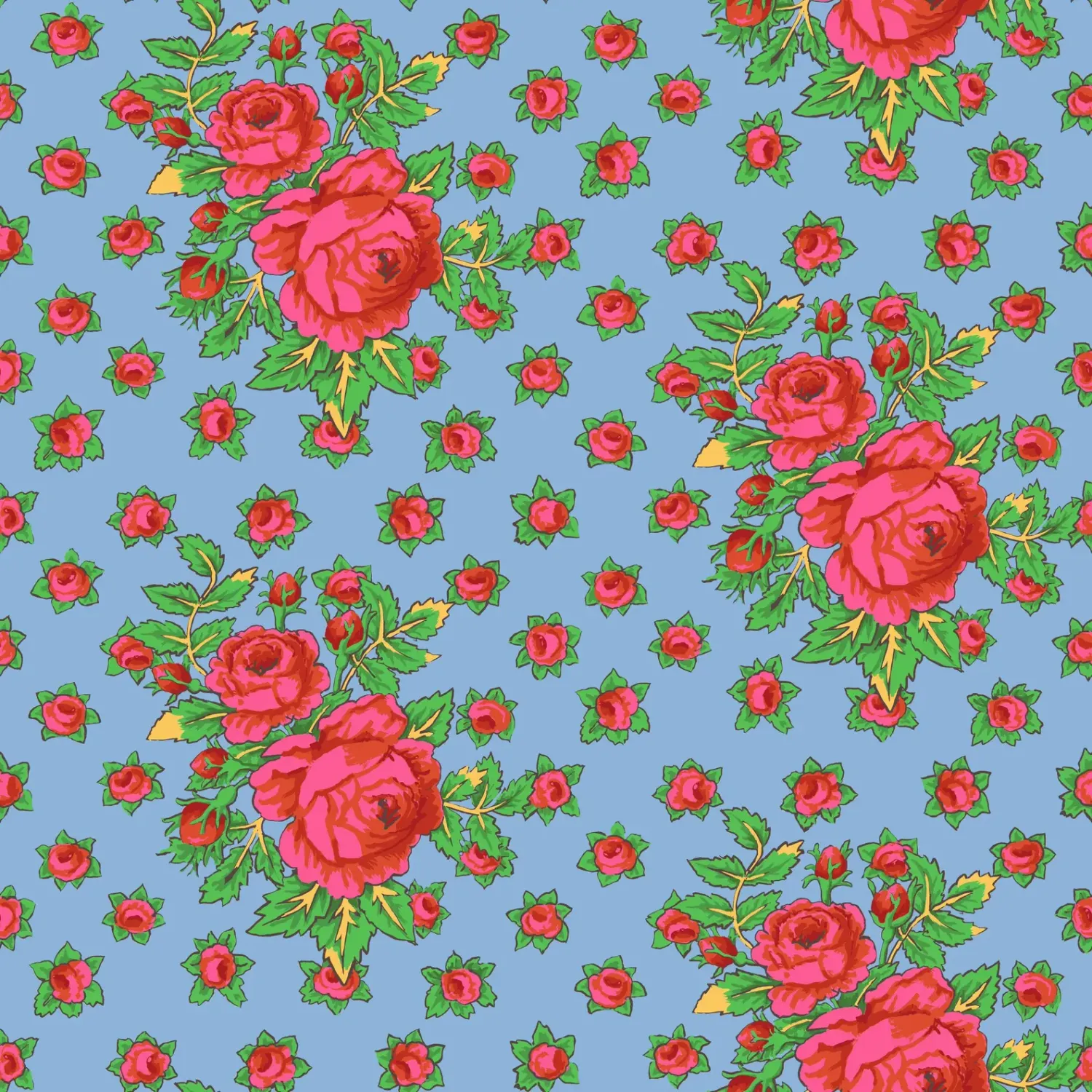 Kaffe Fassett Rosie PWGP212-Sky