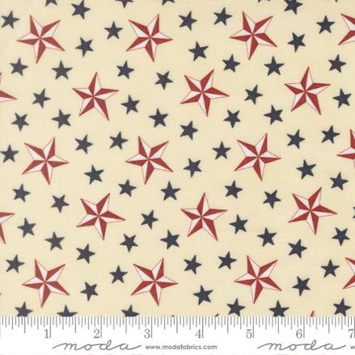 Moda America 250 Years 56181-11 Cream /big Stars