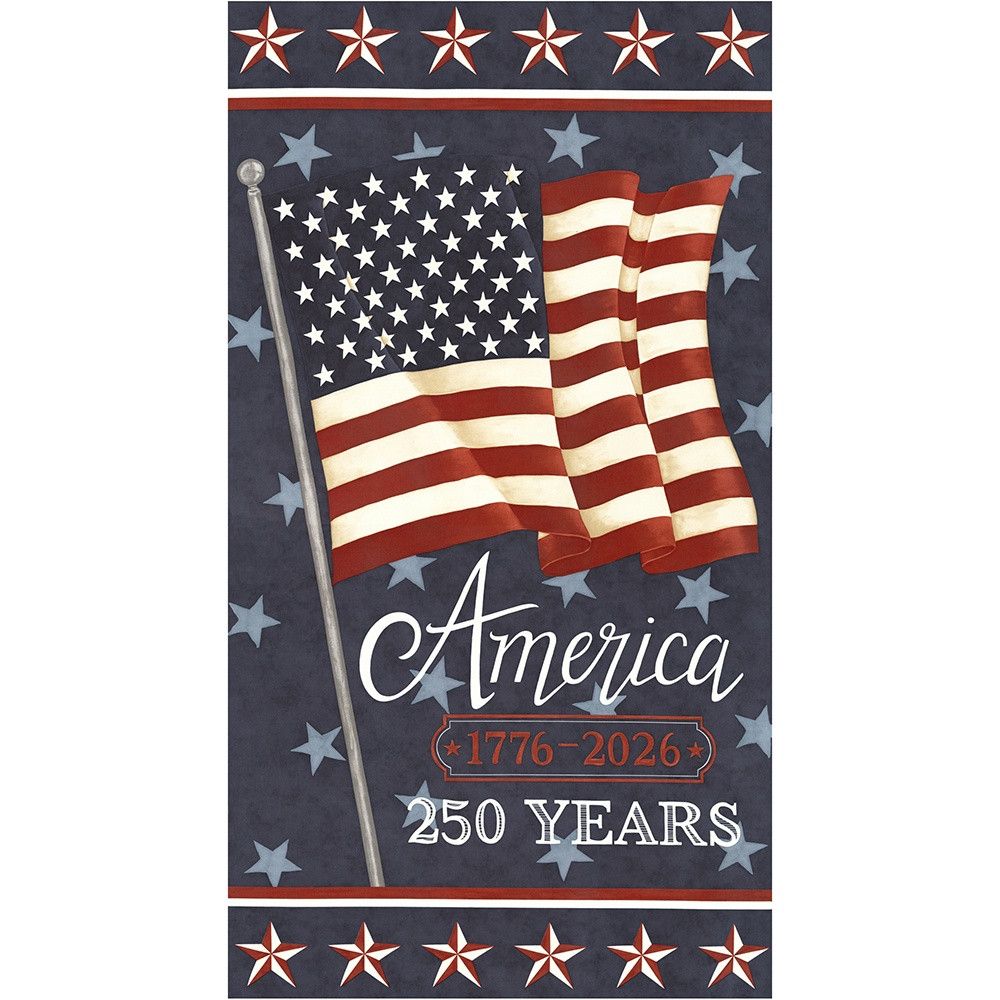 Moda America 250 Years Panel 56185-14 Blue