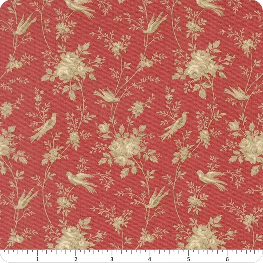 Moda Fleur De Paris Rose/tan Flowers 13996-16