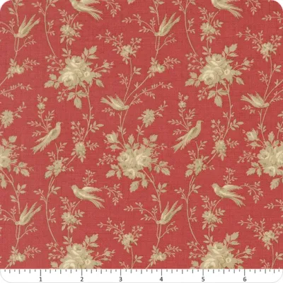 Moda Fleur De Paris Rose/tan Flowers 13996-16