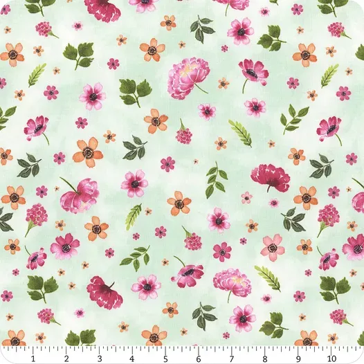 Wilmington Prints Peony Blossoms 34715-737