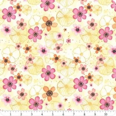 Wilmington Prints Peony Blossoms 34714-153