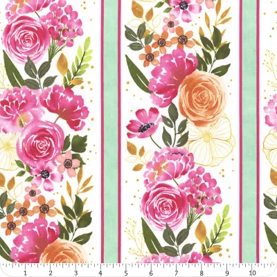 Wilmington Prints Peony Blossoms 34711-137
