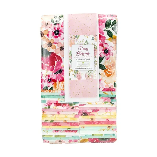 Wilmington Prints Peony Blossoms Jelly Roll 840-887-840