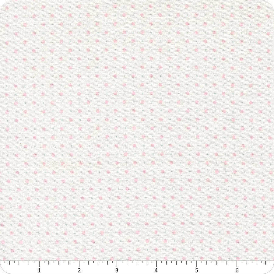 Moda  Abide  Pink \blue Dots #11