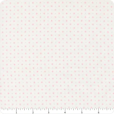 Moda Abide Pink \blue Dots #11