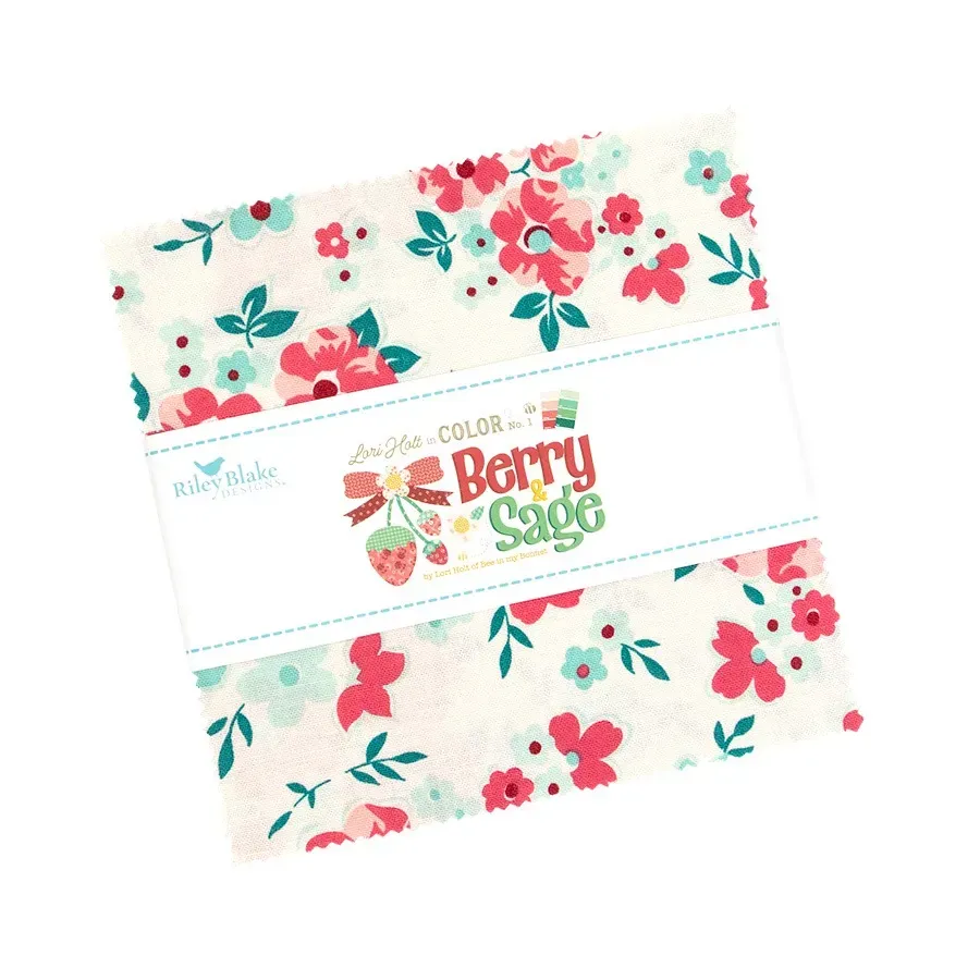 Riley Blake Berry &amp; Sage Charm Pack