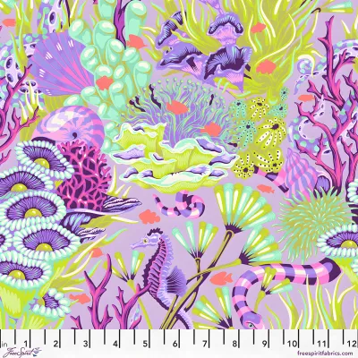 Tula Pink Reef What You Sew PWTP264 Ultraviolet