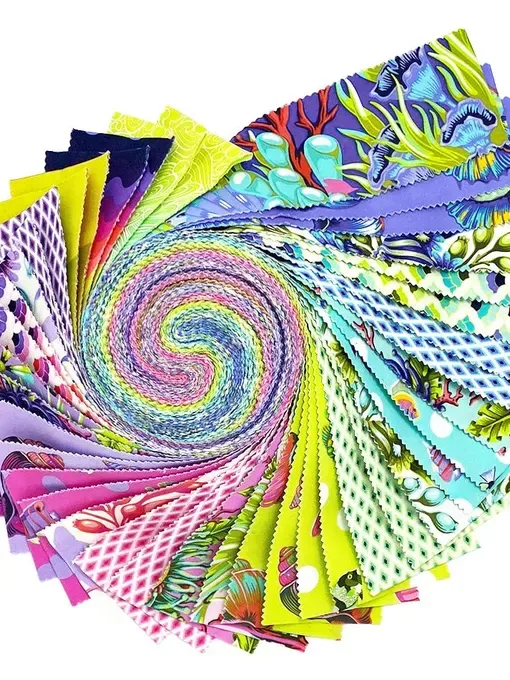 Tula Pink Floral Reef Jelly Roll FB4DRTP