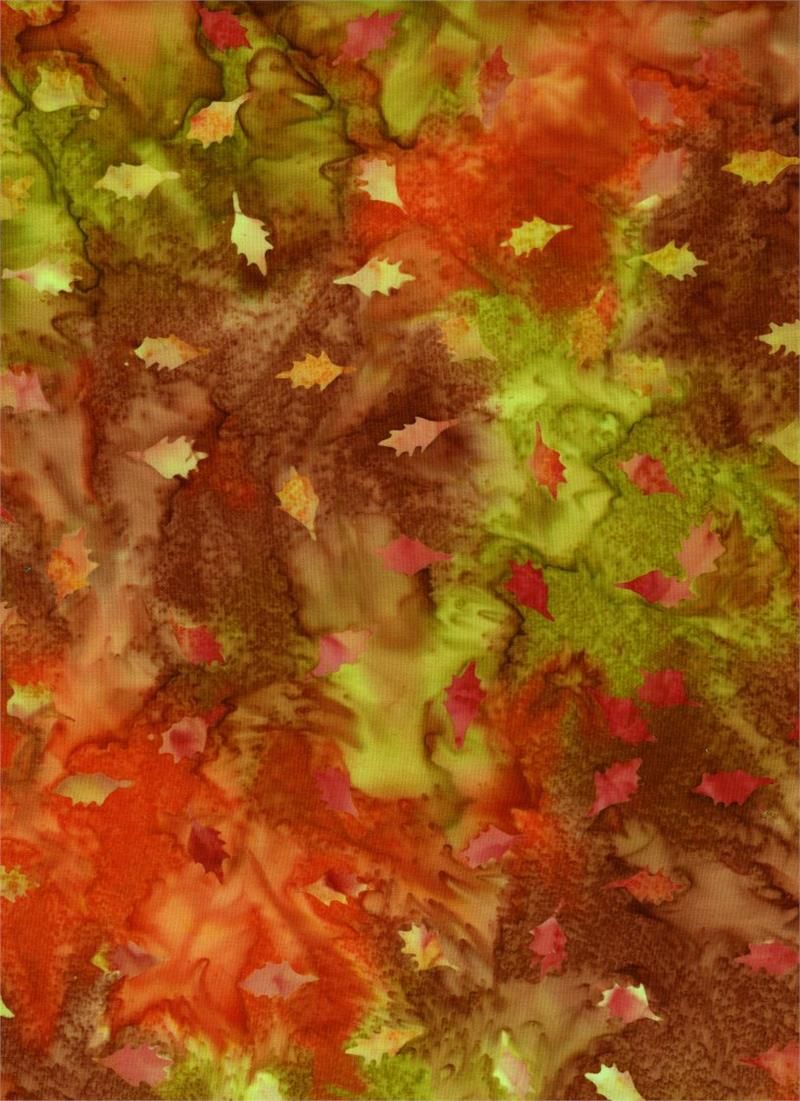 Batik Textiles 4319 Orange
