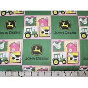 Springs Creative John Deere Girl Farm Patch
