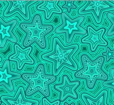 Oasis Stars Teal