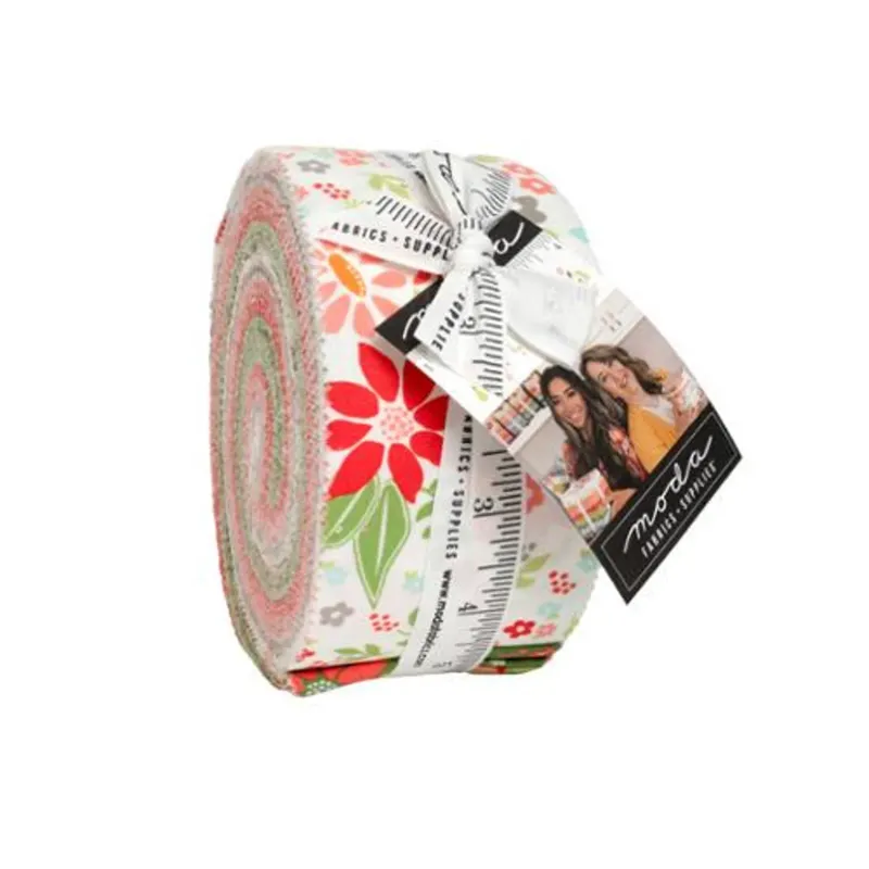 Moda Poinsettia &amp; Pear Jelly Roll