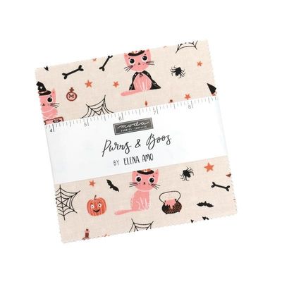 Moda Purrs & Boos Charm Pack