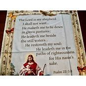 David Textiles Psalm 23 Panel