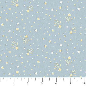Northcott The Nativity Multi Blue DP28989-42