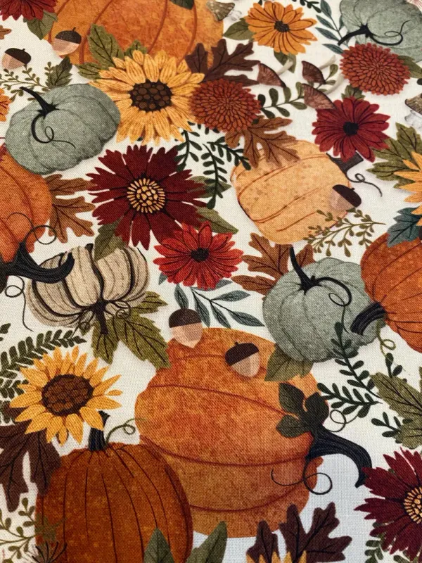 P&amp;B Textiles Autumn Homestead  Packed Pumpkins