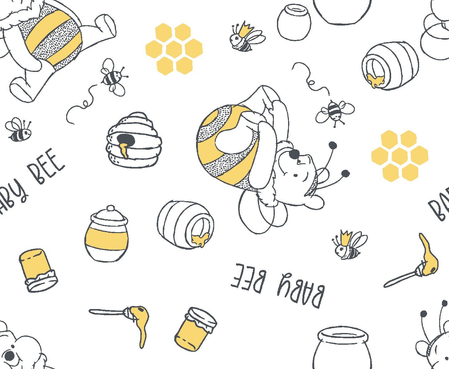 Winnie The Pooh  Pooh Baby Bee
