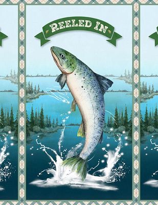 Wilmington Prints Reeled In Panel # 21768-472