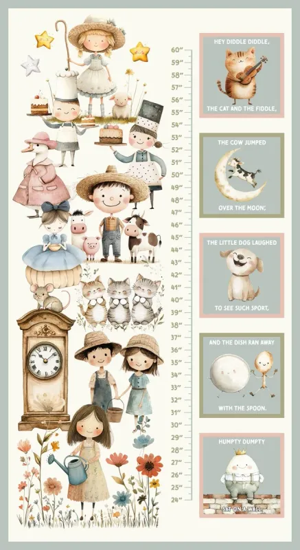 Nursery Rhyme Time Panel #4846 41