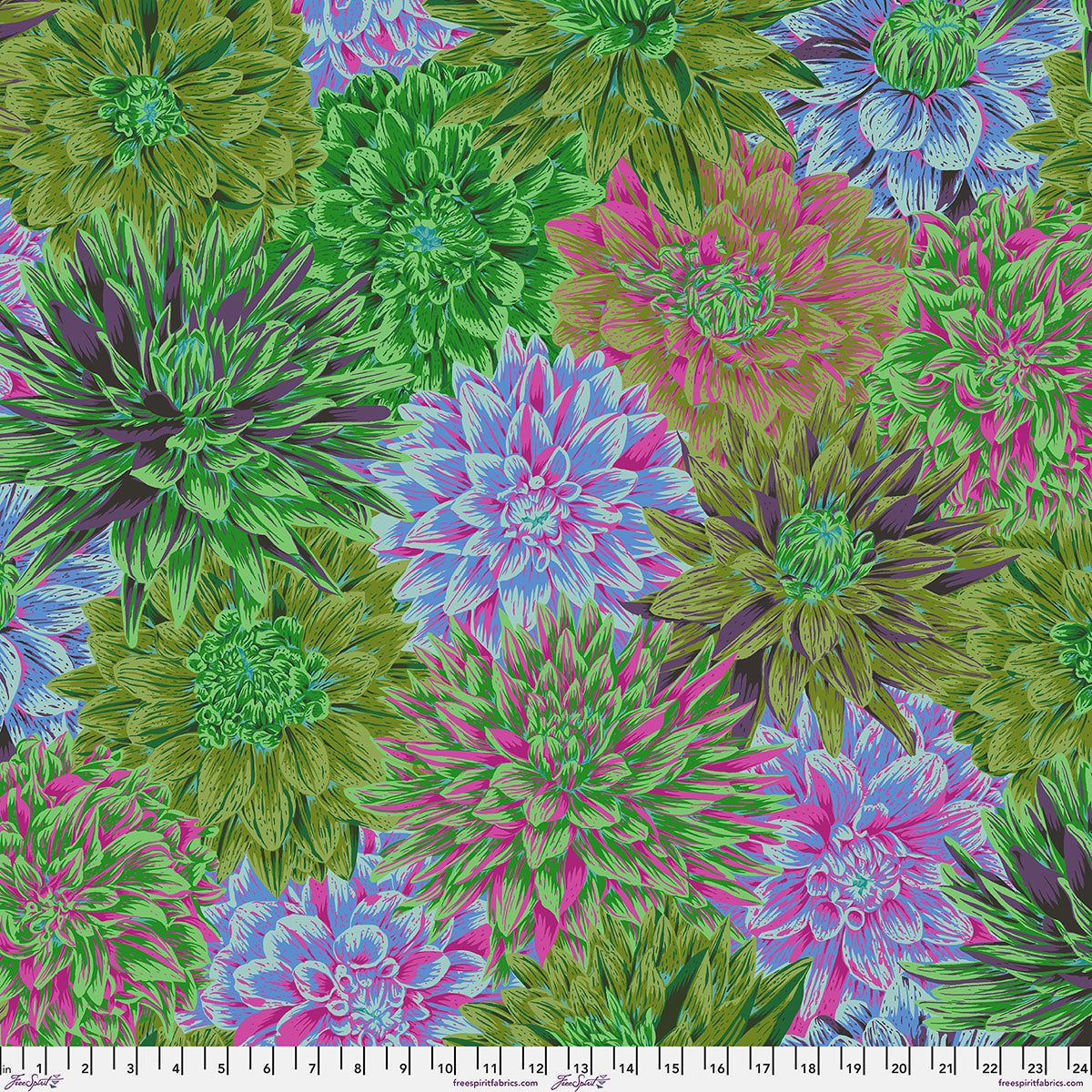 Kaffe Fassett Bursting Strips Green PWPJ137