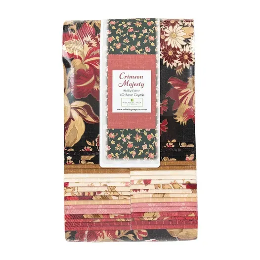 Wilmington Prints Crimson Majesty 40 Karat Crystals