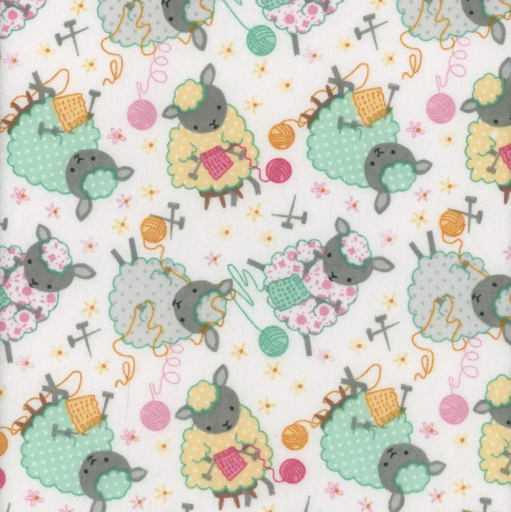 Comfy Prints Flannel 13677 Sheep