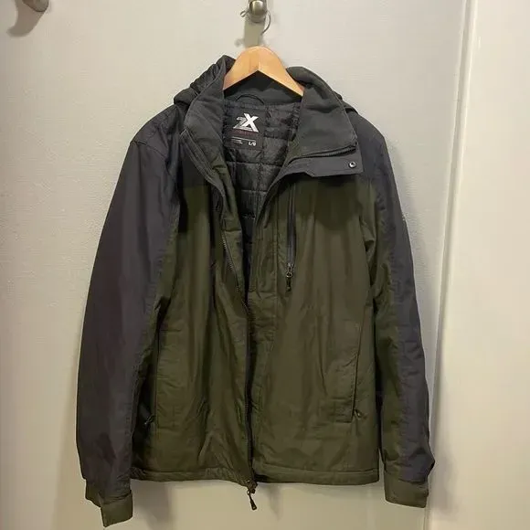 Green ZeroXposure Mens Large Snowboard Jacket