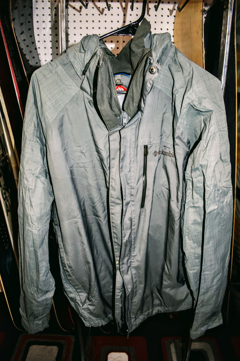Columbia Grey Shell Mens XL Snowboard Jacket