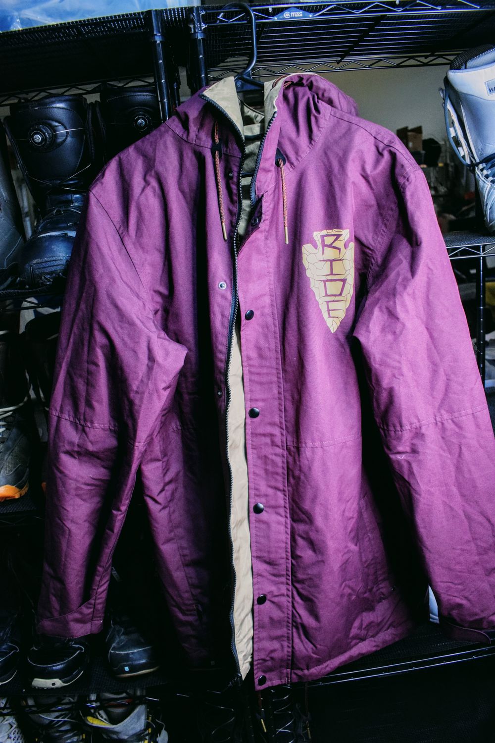 Ride Reversable Mens Large Snowboard Jacket