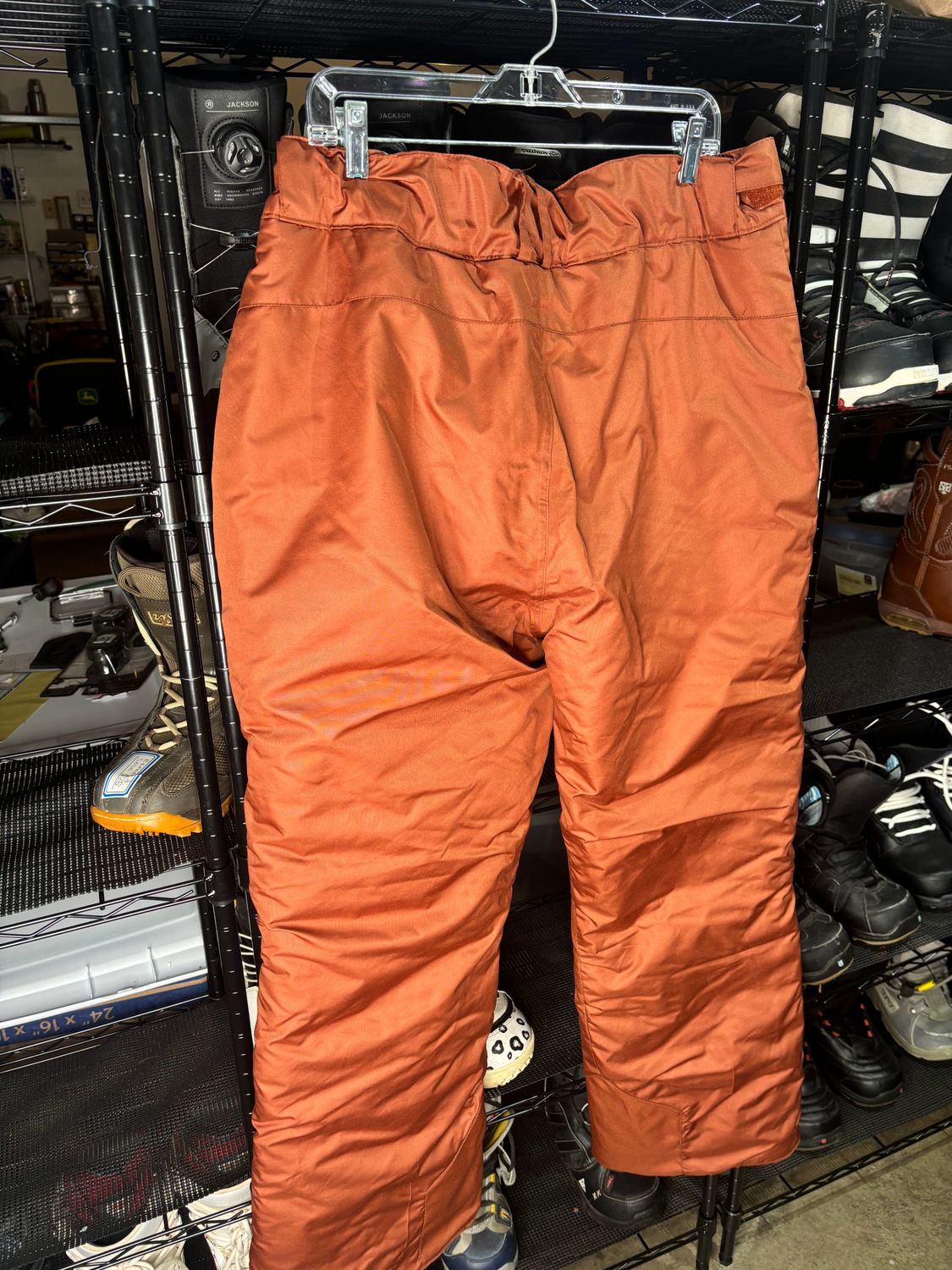 NEW large Orange mens snowboard pants