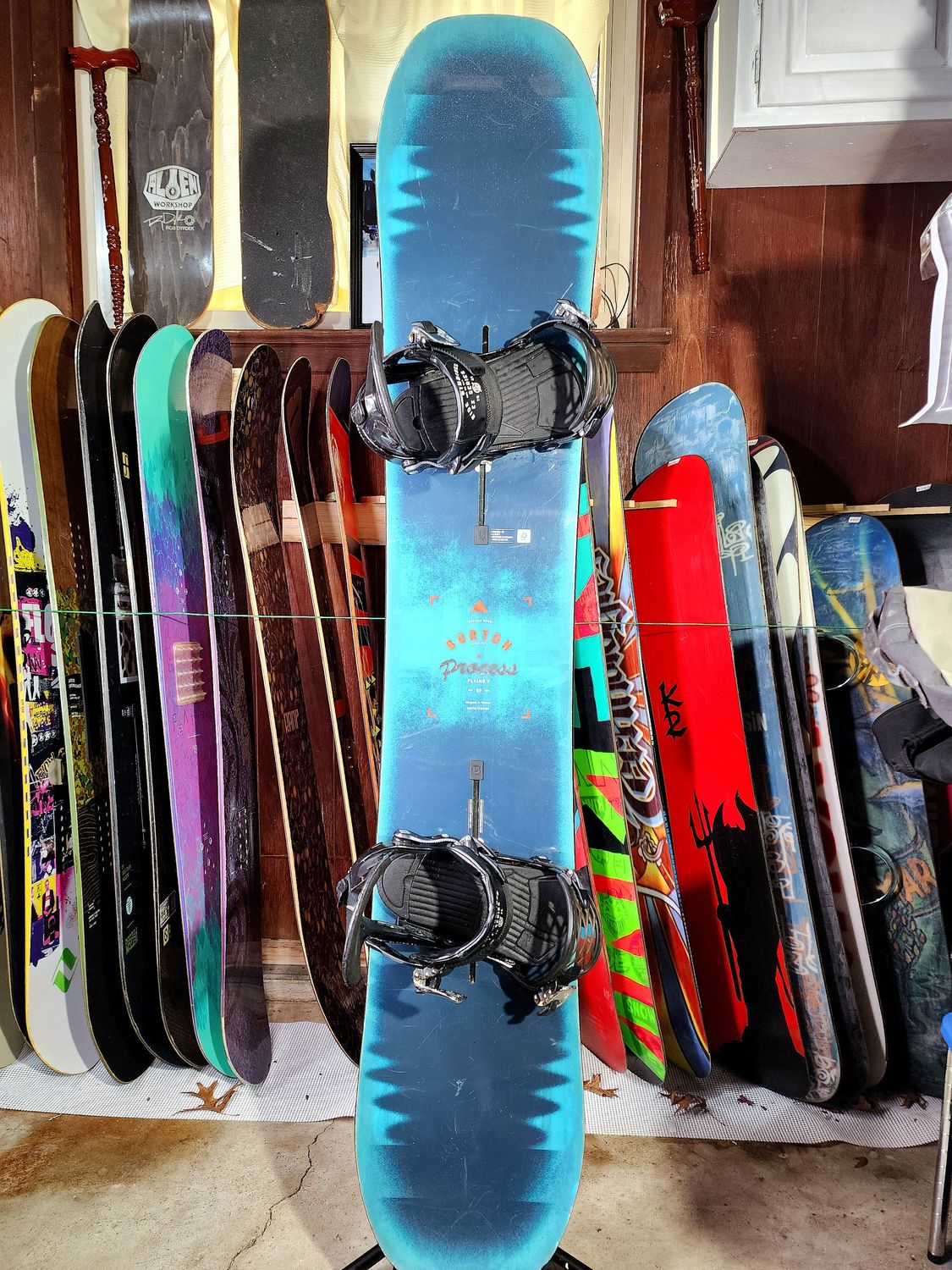 Burton Process Flying V 159 CM With Large Bindings