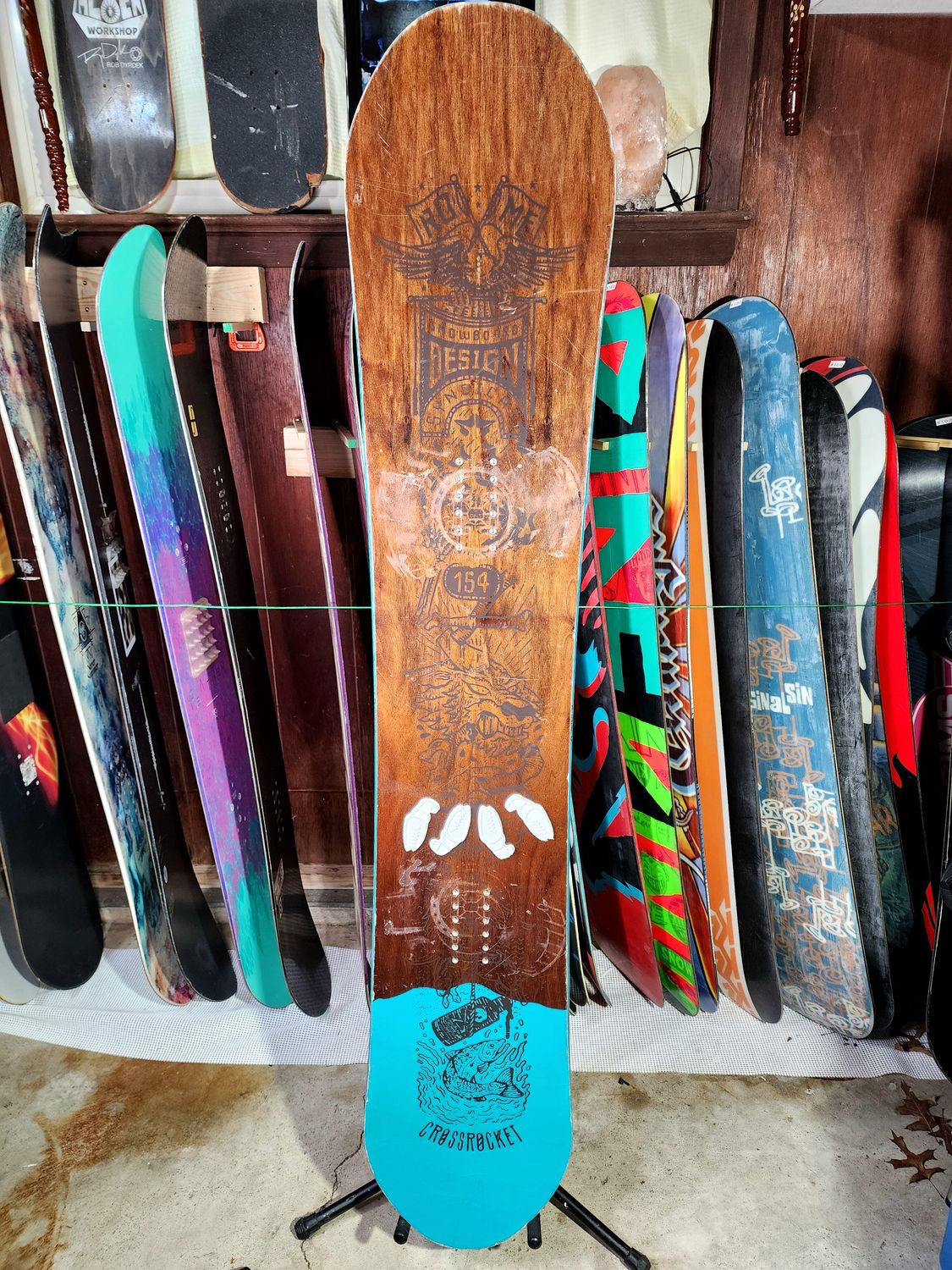 Rome Cross Rocket 154 CM Snowboard 2017