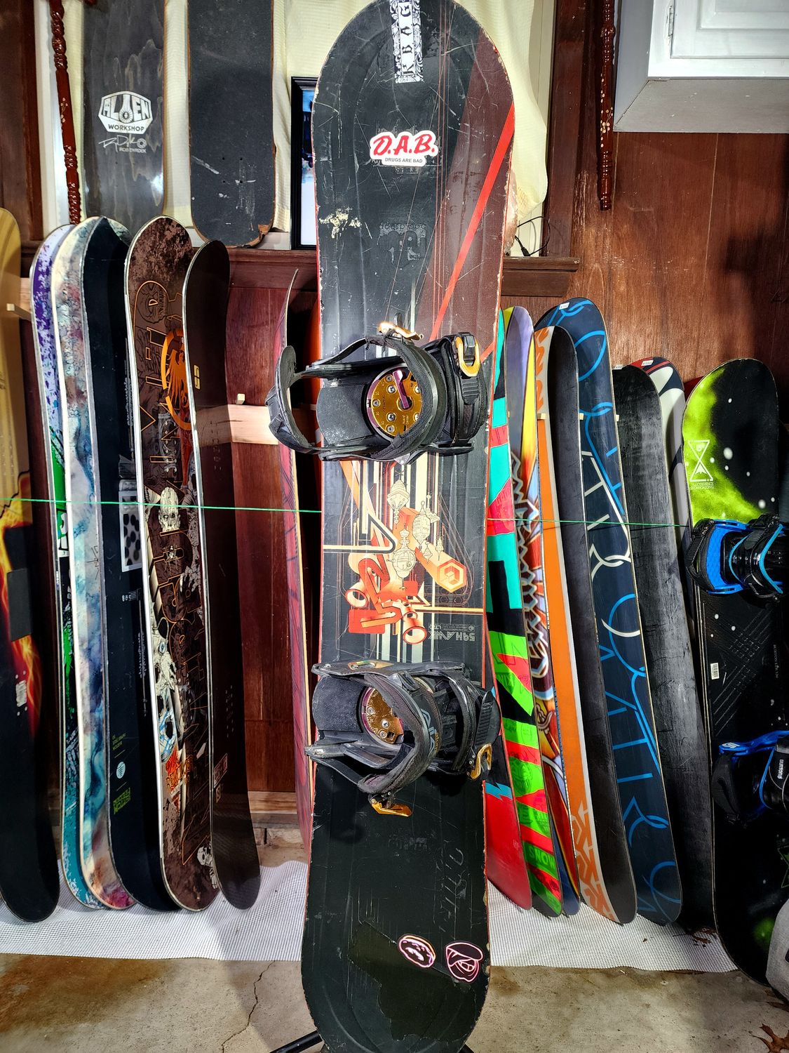 LTD 159 Hawk With Atomic Quick Release Bindings