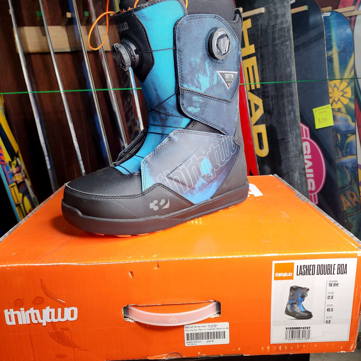 Thirty Two Lashed DOUBLE BOA TYE DYE Men's 12