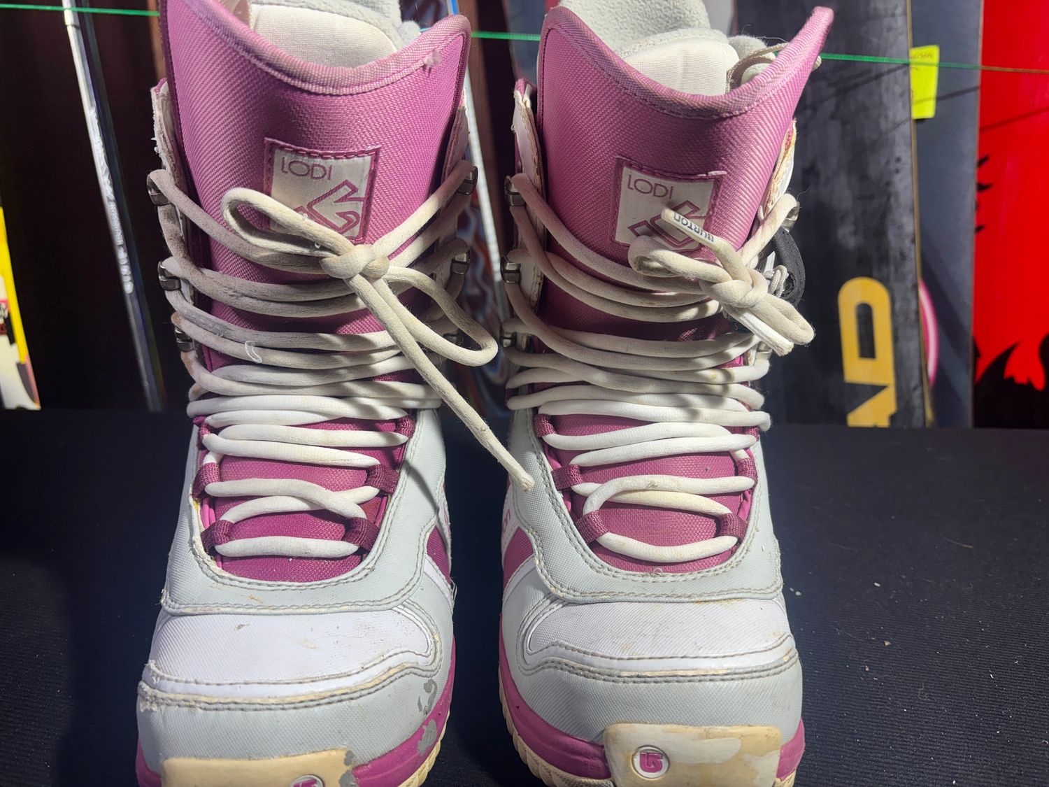 Pink and White Snow Boots 6