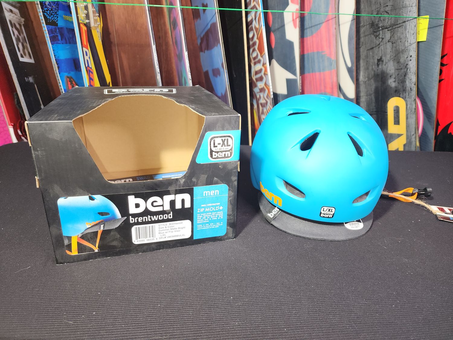 NEW Blue Bern Brentwood Bike Helmet (opened box)