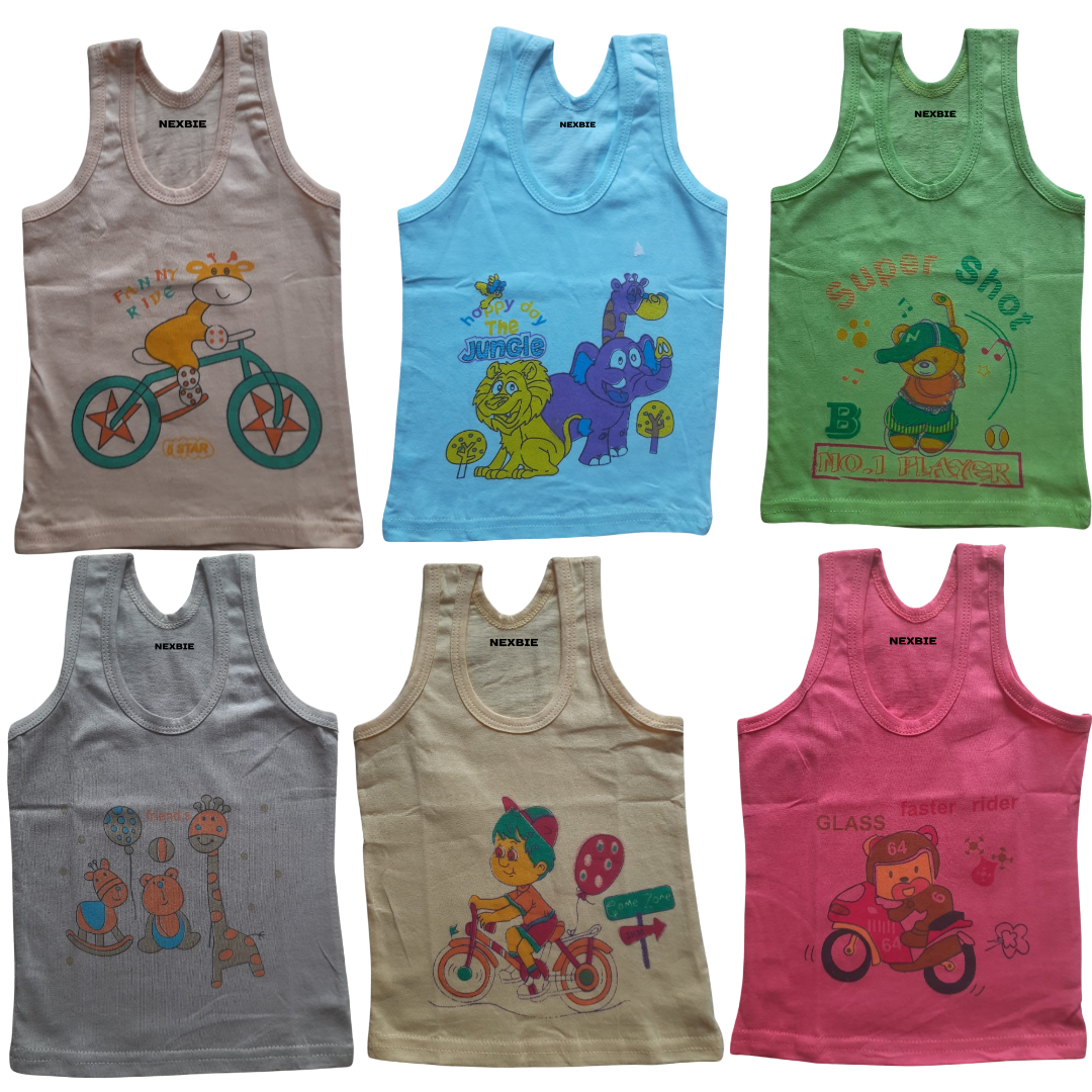 NEXBIE Regular fit Vest Pack of 6