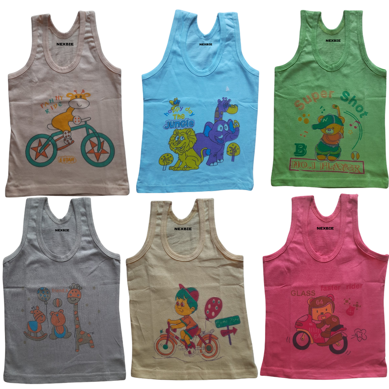 NEXBIE Regular fit Vest Pack of 6