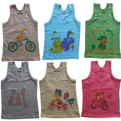 NEXBIE Regular fit Vest Pack of 6