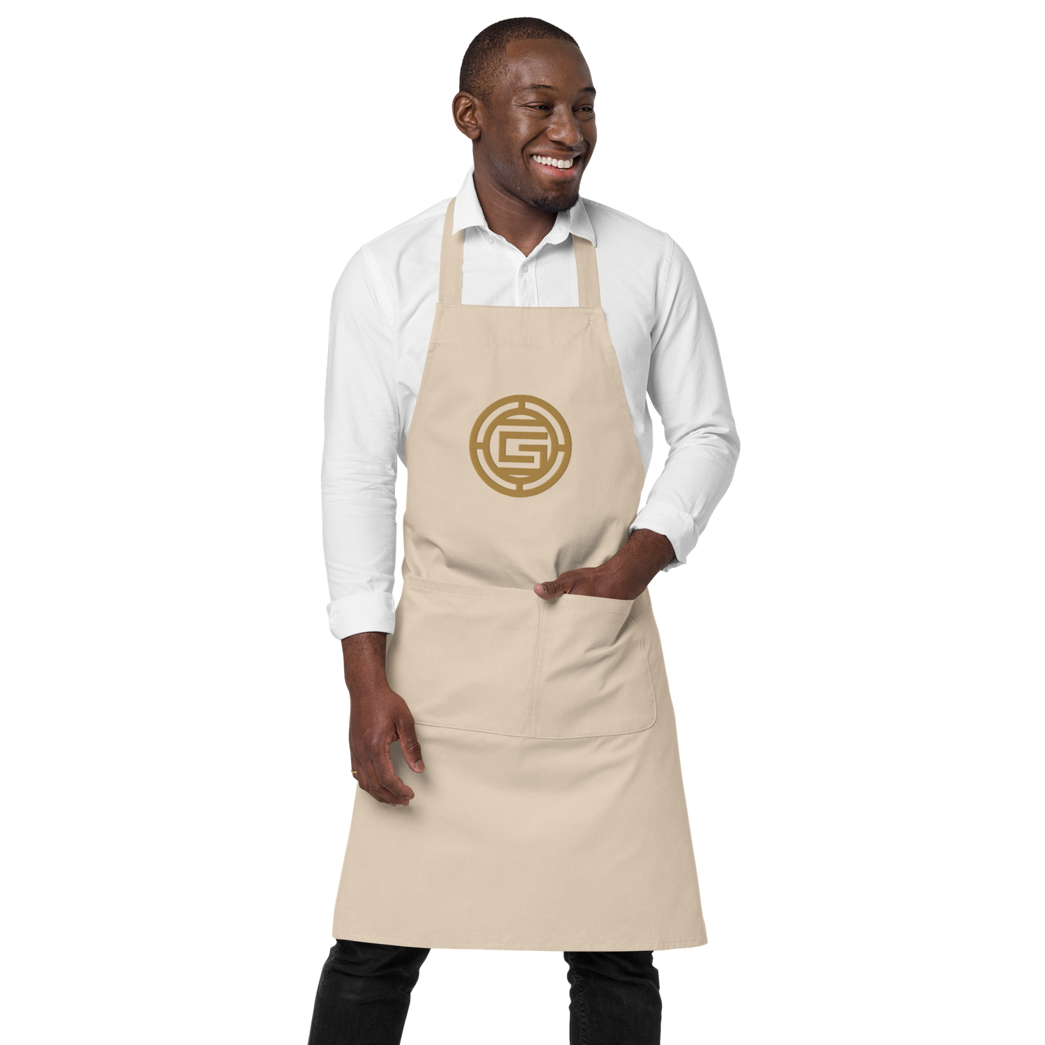 Tablier brodé lettre G (grand logo)