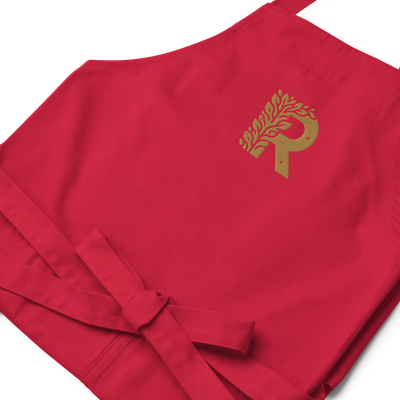 Tablier brodé lettre R (petit logo)
